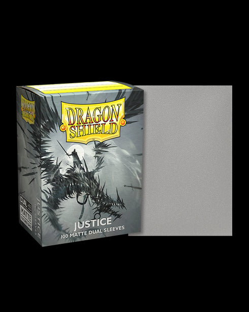 Dragon Shield: 100 Standard Size Dual Matte Sleeves - Justice
